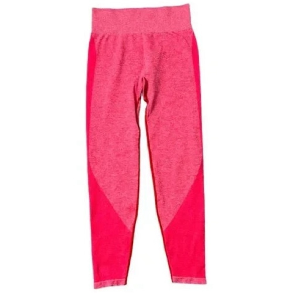 Seamless High Waist Workout Victoria Secret Pink Leggings Coral Size Medium